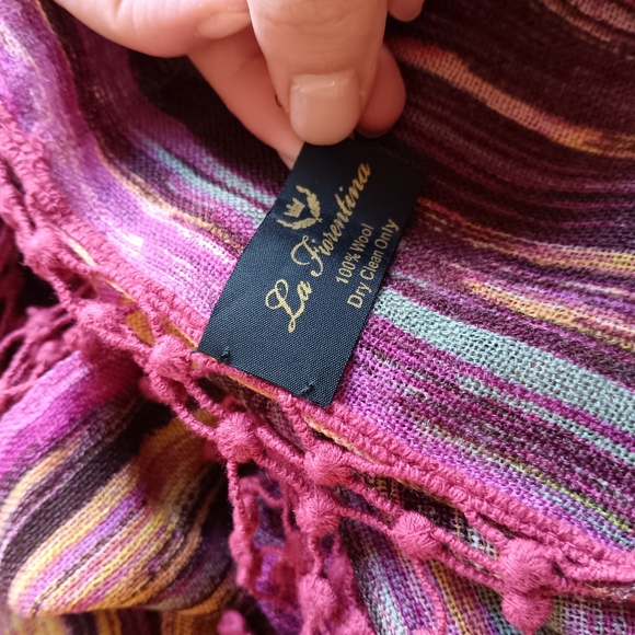 La Fiorentina 100% wool scarf - Picture 2 of 3